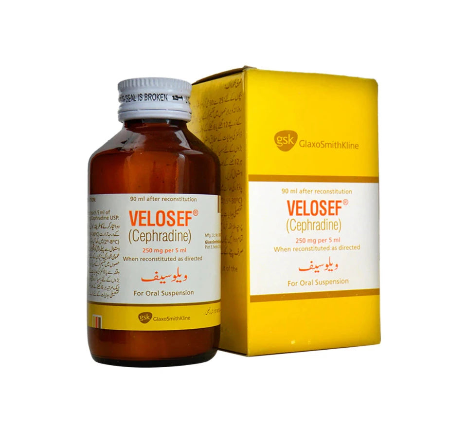 VELOSEF SUSPENSION (90)ML - CSH Pharmacy