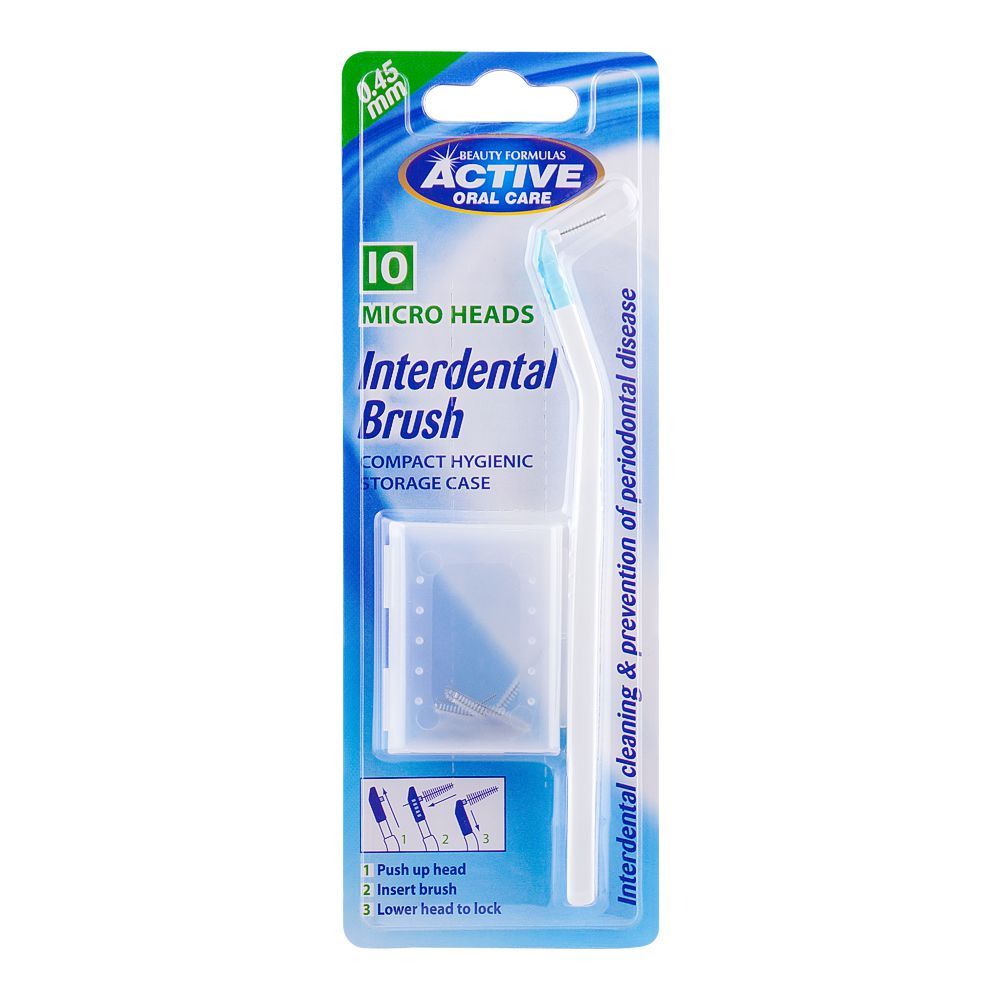 Active - Interdental Brush - Oral Care - 0.45mm - 10 Micro Heads