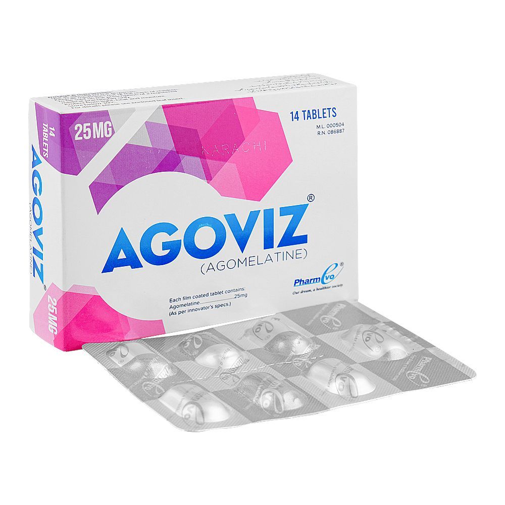 AGOVIZ 25MG 14S