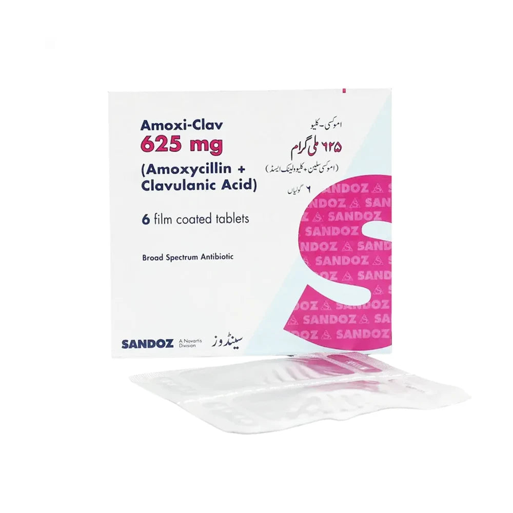 AMOXI-CLAV 625MG 6S