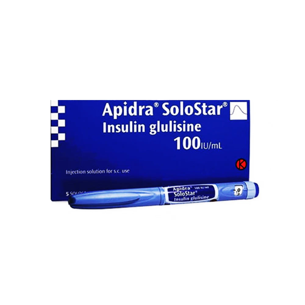 APIDRA SOLOSTAR INSULIN INJECTION 100 IU/ML 5S