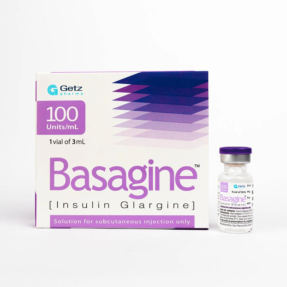 BASAGINE 100 UNITS/ML 3ML VIAL