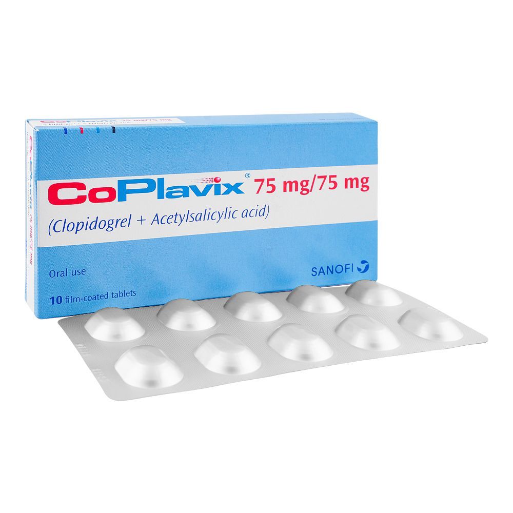 COPLAVIX 75MG/75MG - 10 TABLETS
