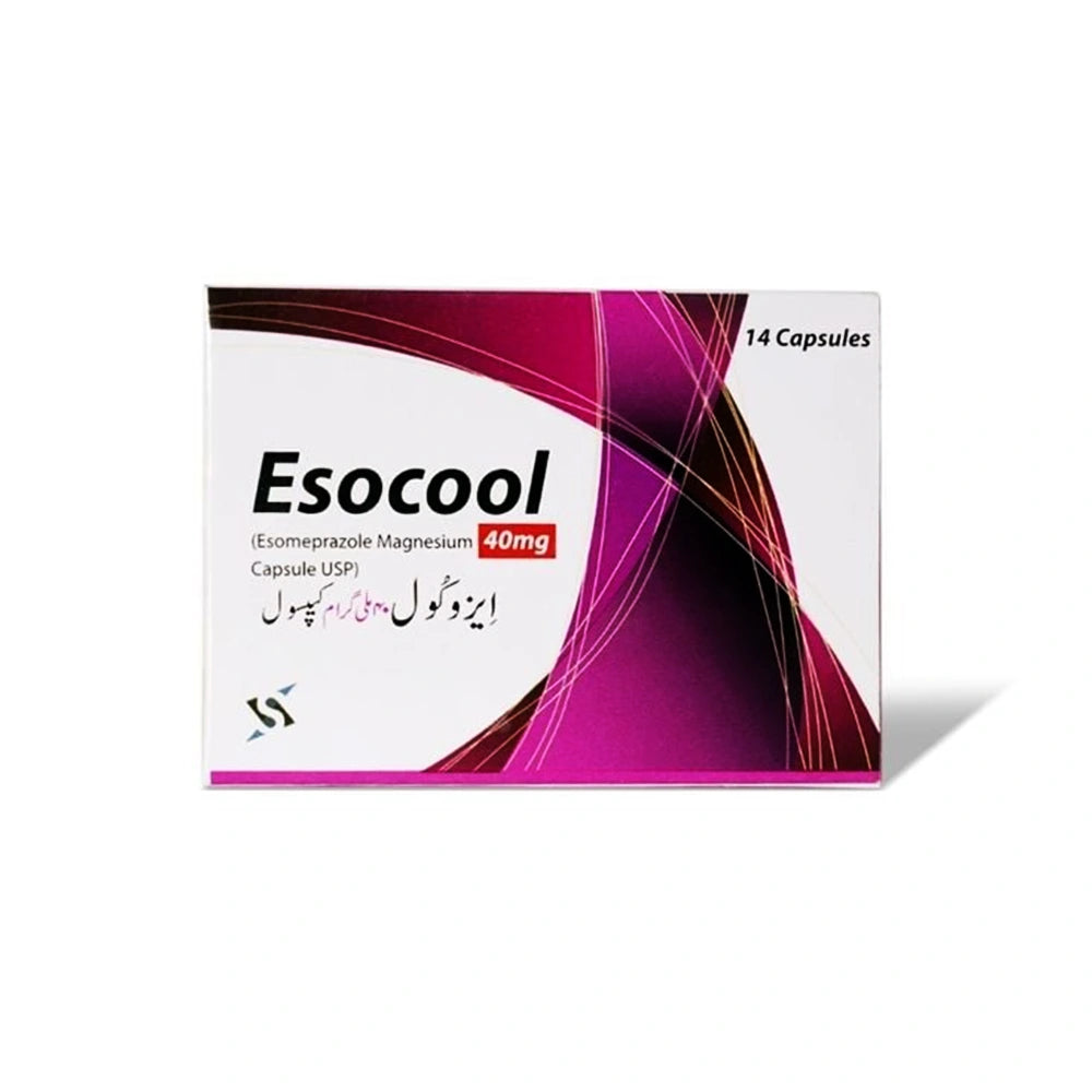 ESOCOOL 40MG CAP - 14 CAPSULES