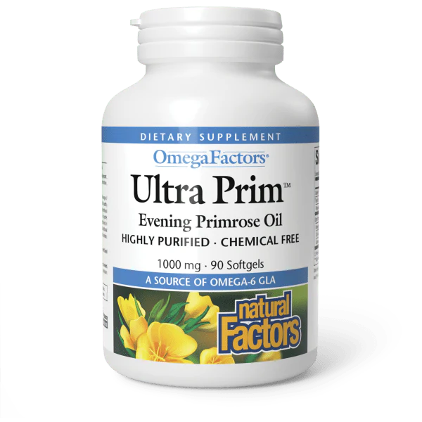 NATURAL FACTORS - ULTRA PRIM EPO - 1000MG - 90 SOFTGELS
