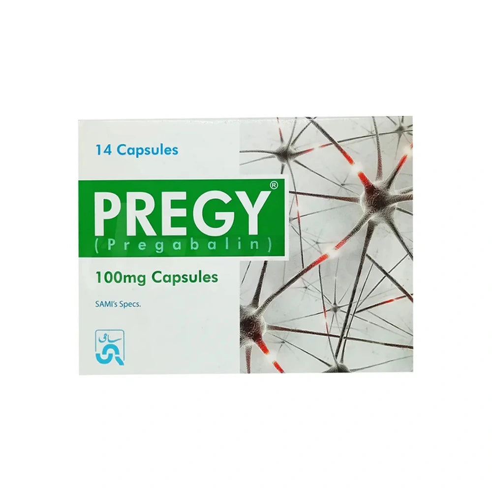 PREGY 100MG CAP 14S