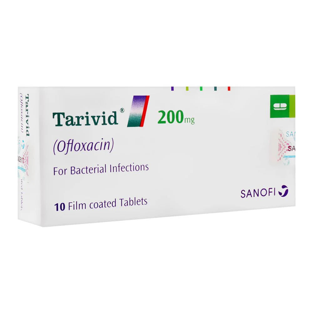 TARIVID 200MG - 10 TABLETS