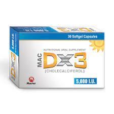 DX3 SOFTGEL 200000IU CAPSULE