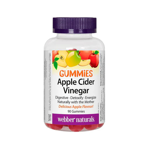 Webber Naturals Apple Cider Vinegar Gummies 90s
