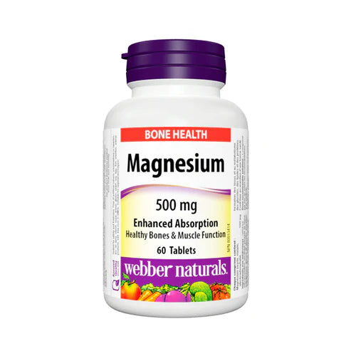 Webber Naturals Magnesium Enhanced Absorption 500mg 60 Tablets