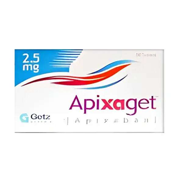 APIXAGET 2.5MG TAB 30S