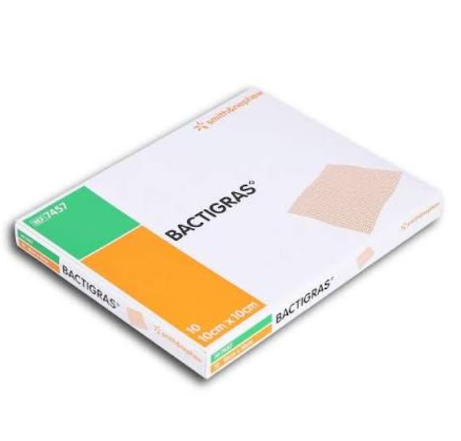 BACTIGRAS 10X10 CM Gauze Dressing