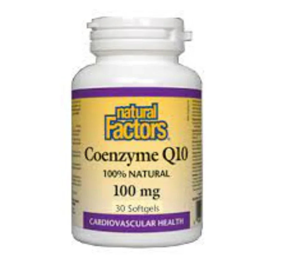 COENZYME Q10 100MG - Natural Factors - 30 Soft Gels