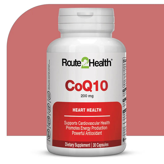 ROUTE 2 HEALTH - COQ10 For Men - 30 Capsules