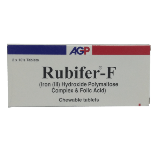 RUBIFER F 20 TABLETS