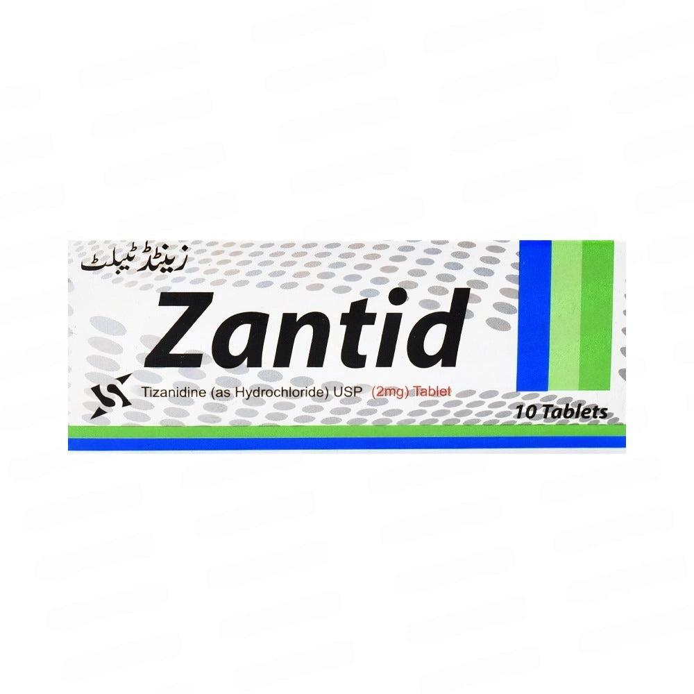 ZANTID 4MG TAB - 10 TABLETS