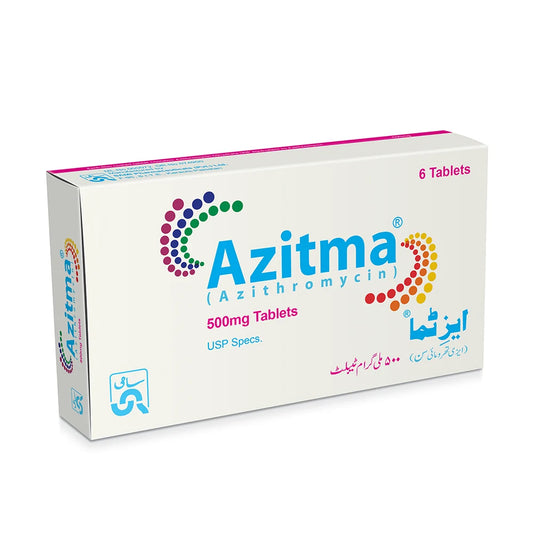 AZITMA TAB 500MG - 6 TABLETS