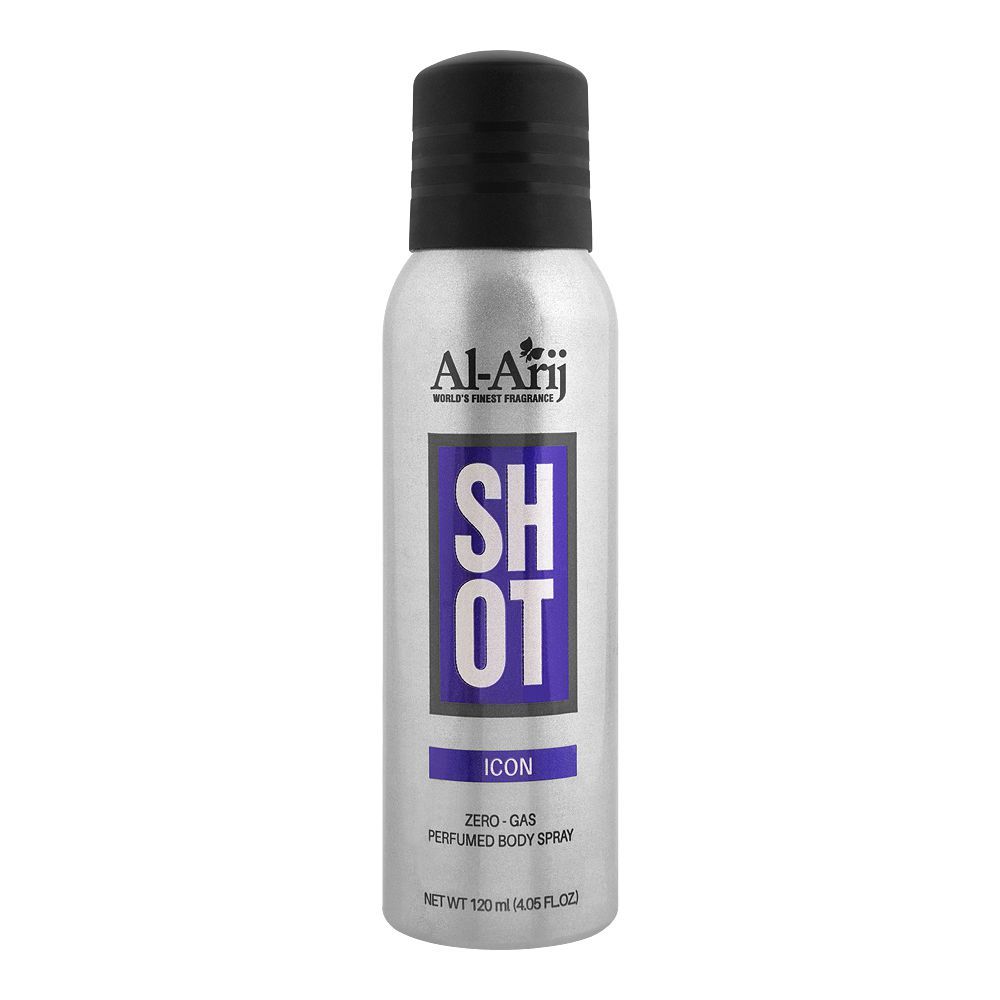 Al-Arij - SHOT - Icon - Body Spray - 120ml – CSH Pharmacy