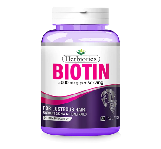 HERBIOTICS  BIOTIN 5000mcg