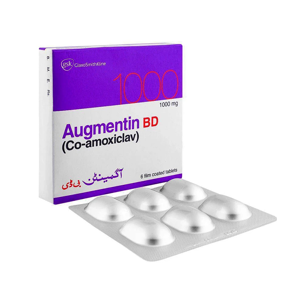 Augmentin BD 1000MG Tablets - 12S