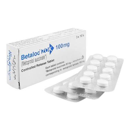 BETALOC ZOK 100MG TAB 30S