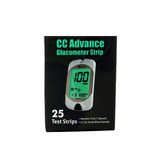 CC ADVANCE GLUCOMETER STRIPS 25-PACK