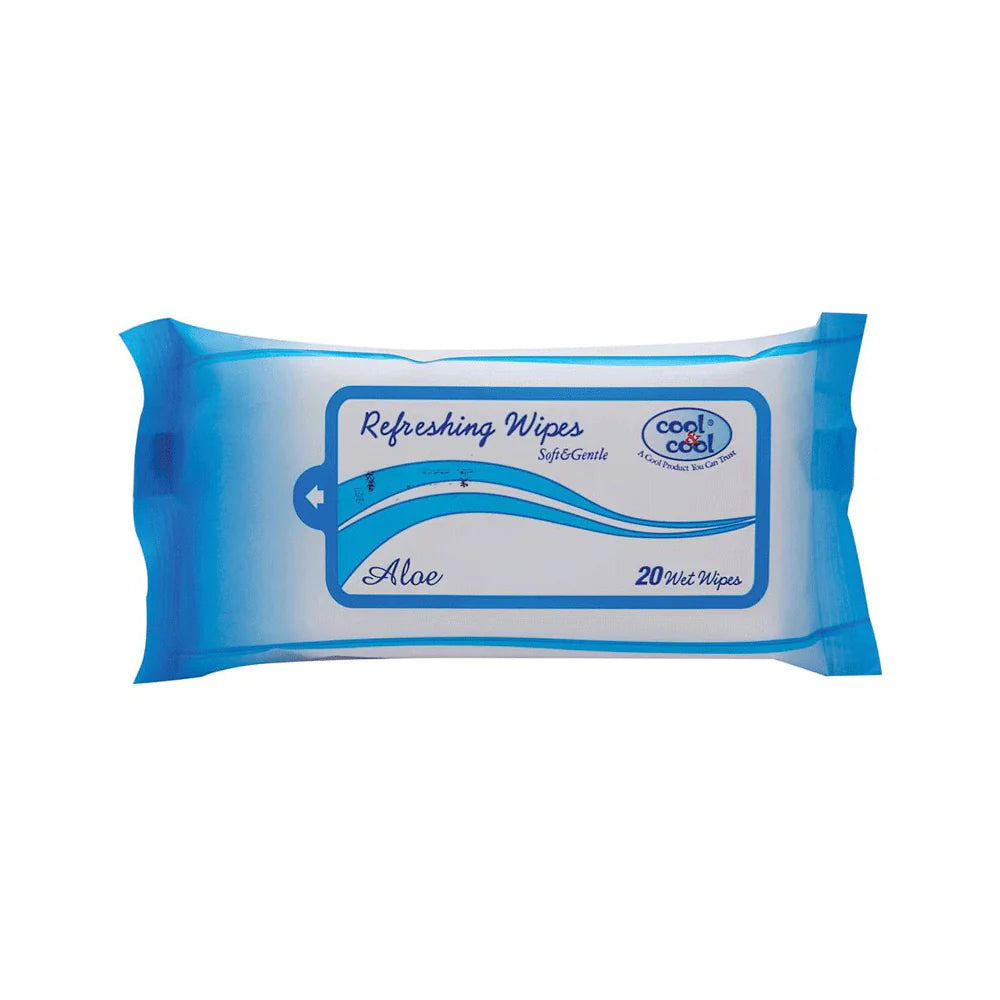 COOL & COOL REFRESHING WIPES 25S - WET TISSUES