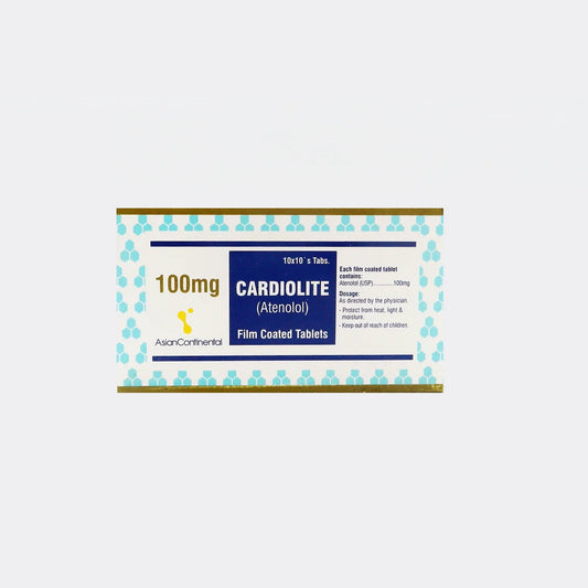 CARDIOLITE 100MG TAB - 30 TABLETS