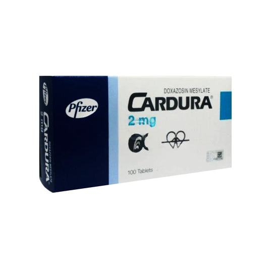CARDURA 2MG TAB - 20 Tablets - Pfizer