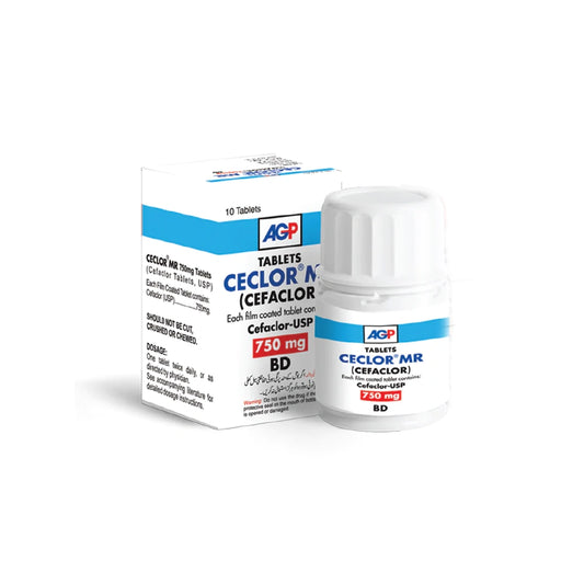 CECLOR MR 750MG - 10 TABLETS