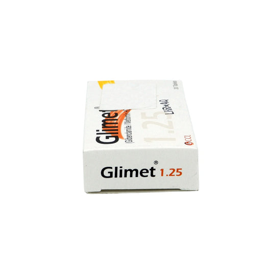 GLIMET 1.25MG TAB - 30 TABLETS