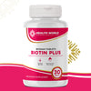Health World - BIOTIN PLUS - 30 Tablets