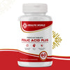 Health World - FOLIC ACID PLUS - 60 Tablets