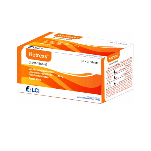 KETRESS 40MG TAB - 30 TABLETS