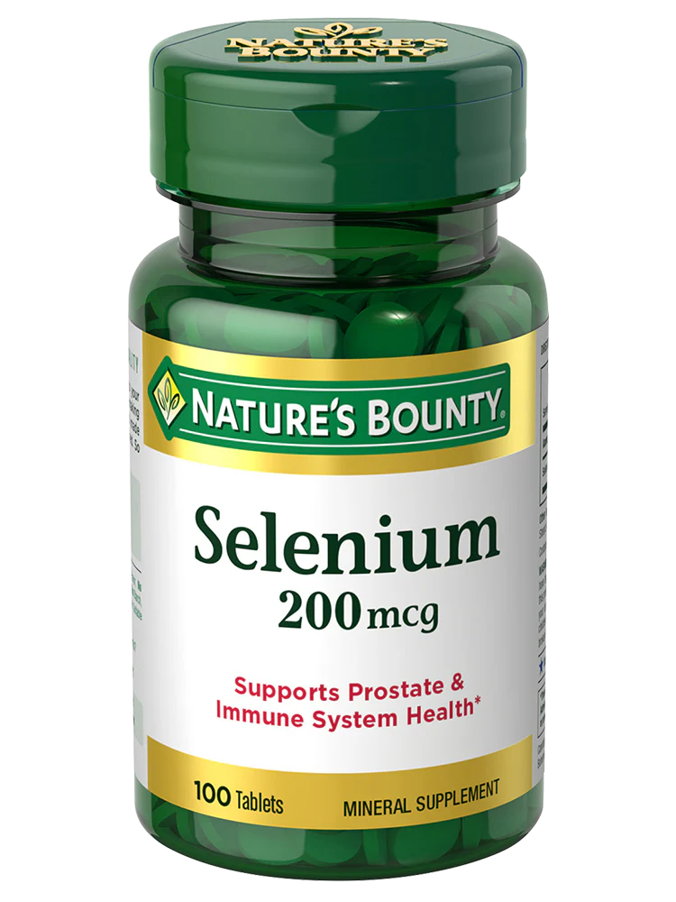 NATURE'S BOUNTY - SELENIUM - 200MCG - 100 Tablets
