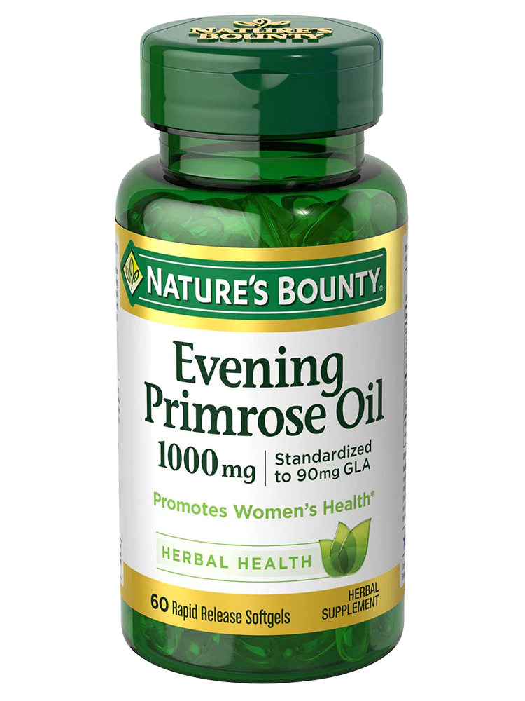 NATURE'S BOUNTY EVENING PRIMROSE OIL 1000MG - 60 Softgels