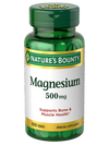 NATURE'S BOUNTY MAGNESIUM 500MG - 100 Tablets