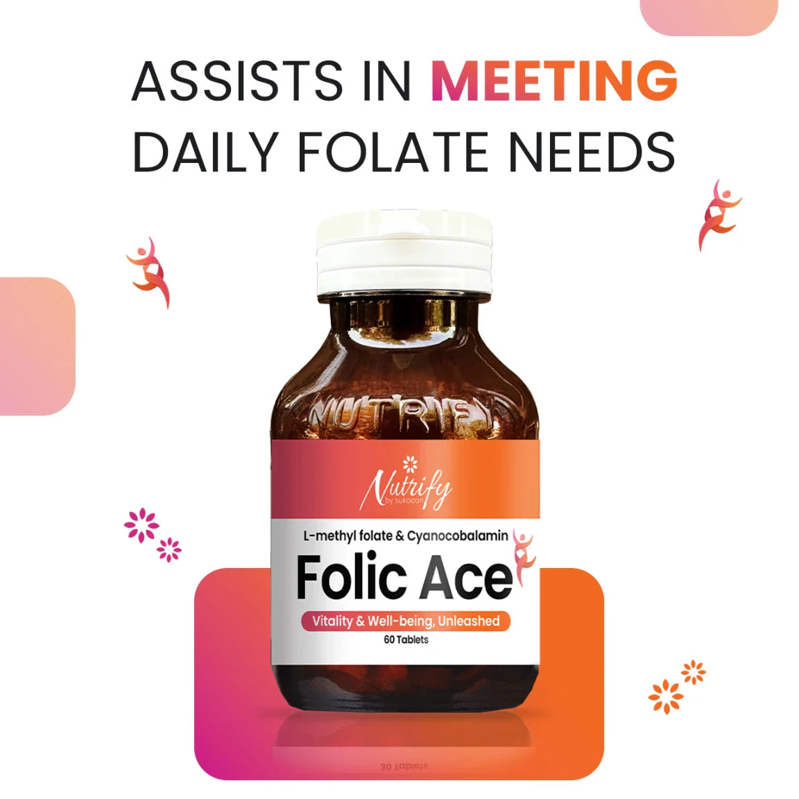 NUTRIFY - FOLIC ACE - 60 Tablets