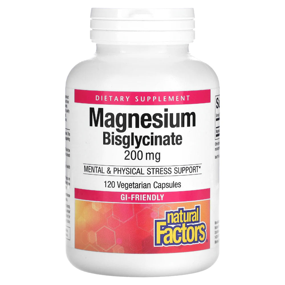 Natural Factors - MAGNESIUM BISGLYCINATE - 120 CAPSULES