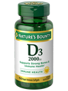 Nature's Bounty D3 2000iu - 150 Softgels