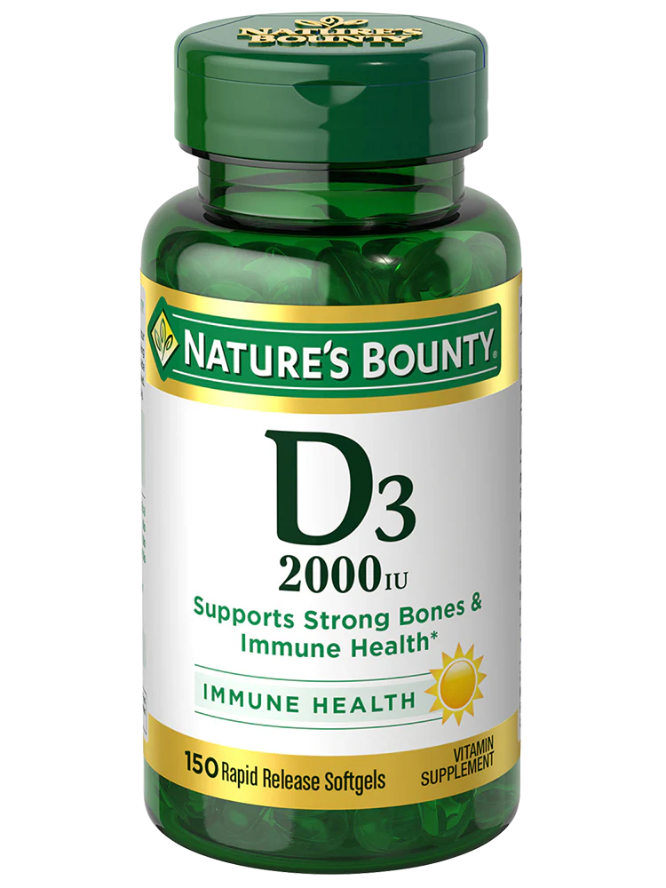 Nature's Bounty D3 2000iu - 150 Softgels