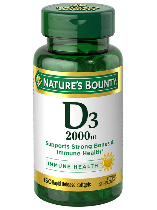 Nature's Bounty D3 2000iu - 150 Softgels