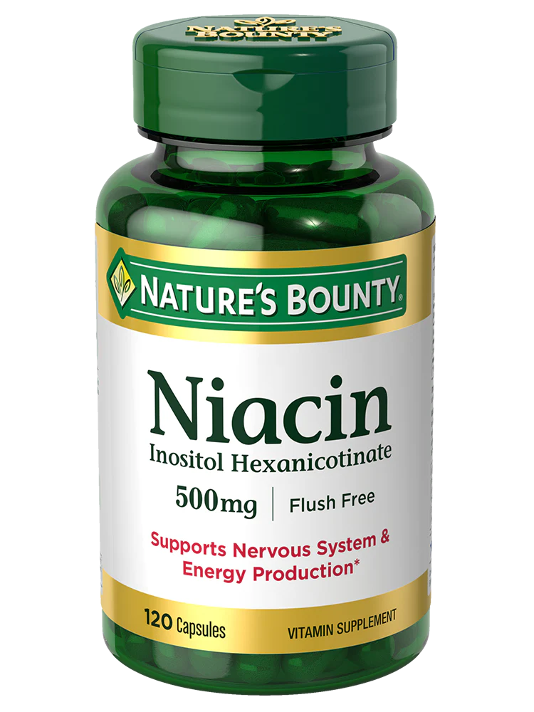 NATURE'S BOUNTY NIACIN 500MG - 120 Capsules