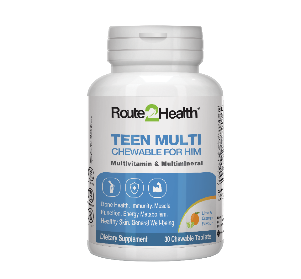 TEEN MULTI CHEWABLE FOR HIM ROUTE 2 HEALTH