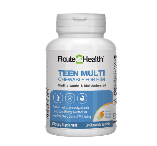 TEEN MULTI CHEWABLE FOR HIM ROUTE 2 HEALTH