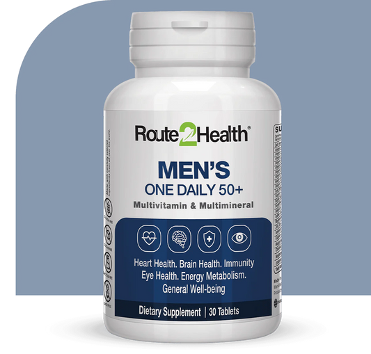 ROUTE 2 HEALTH - ONE DAILY MEN 50+ - 30Tablets