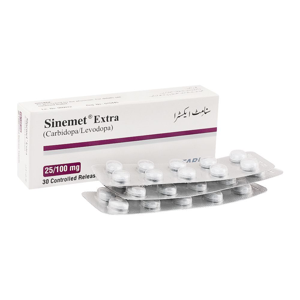SINEMET EXTRA TAB - 30 TABLETS