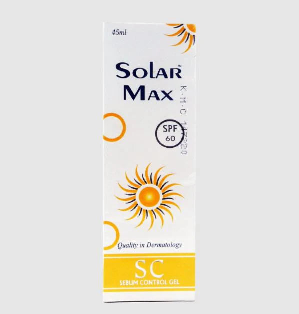 SOLAR MAX  SPF 60 SUNSCREEN GEL - 45 ML