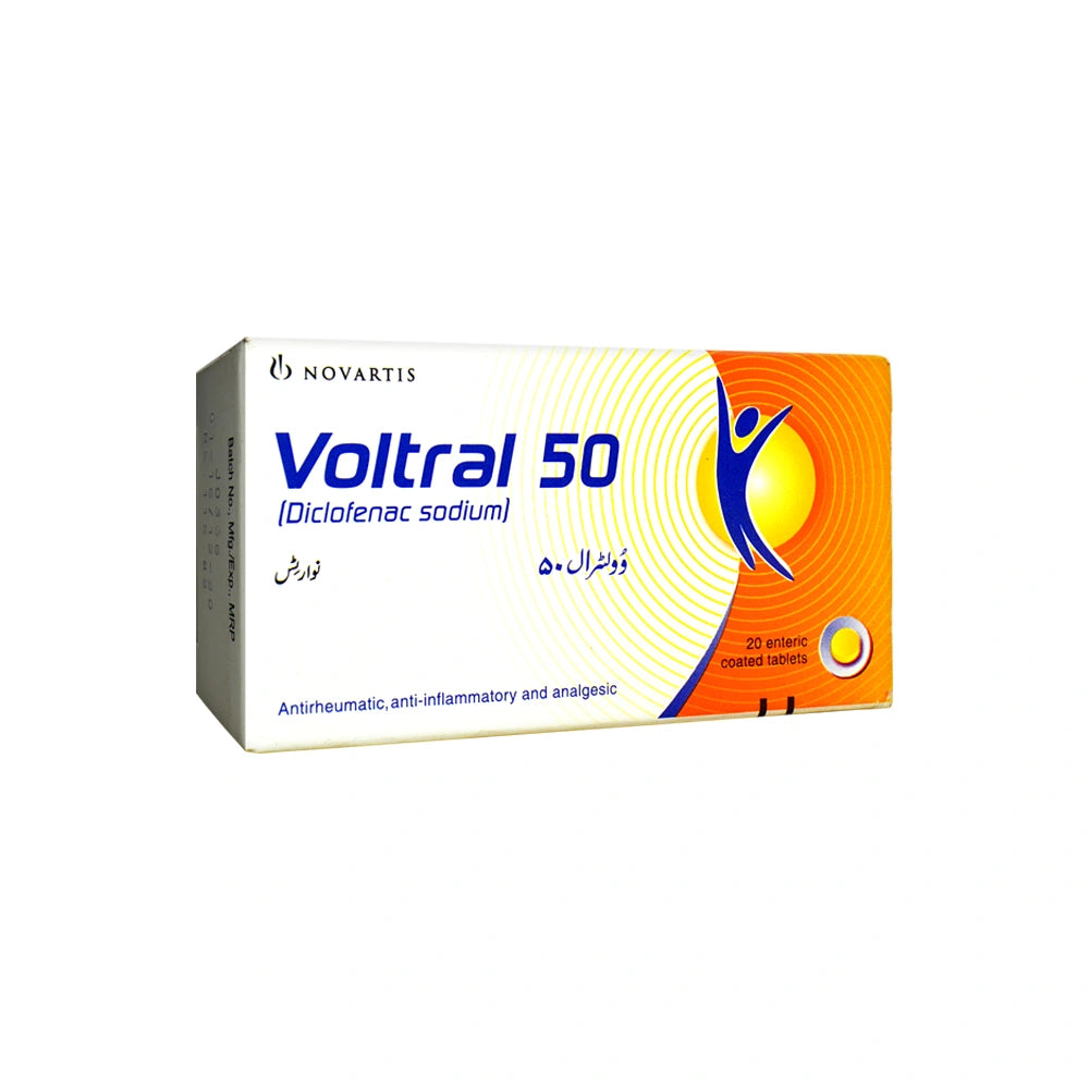 VOLTRAL 50MG TABLETS - 20S