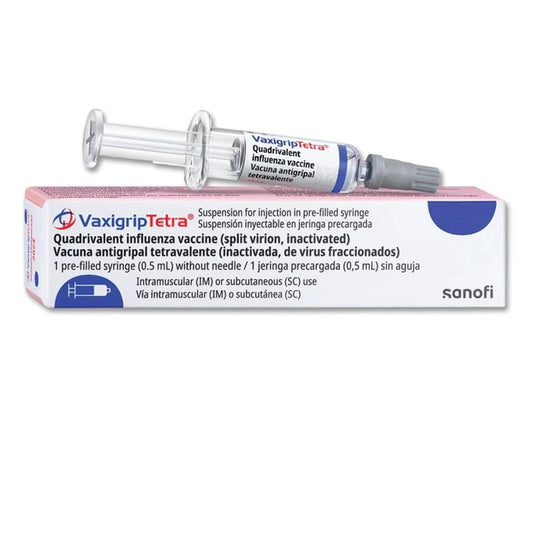VaxiGrip Tetra - Flu Vaccine - Sanofi - Limited Stock